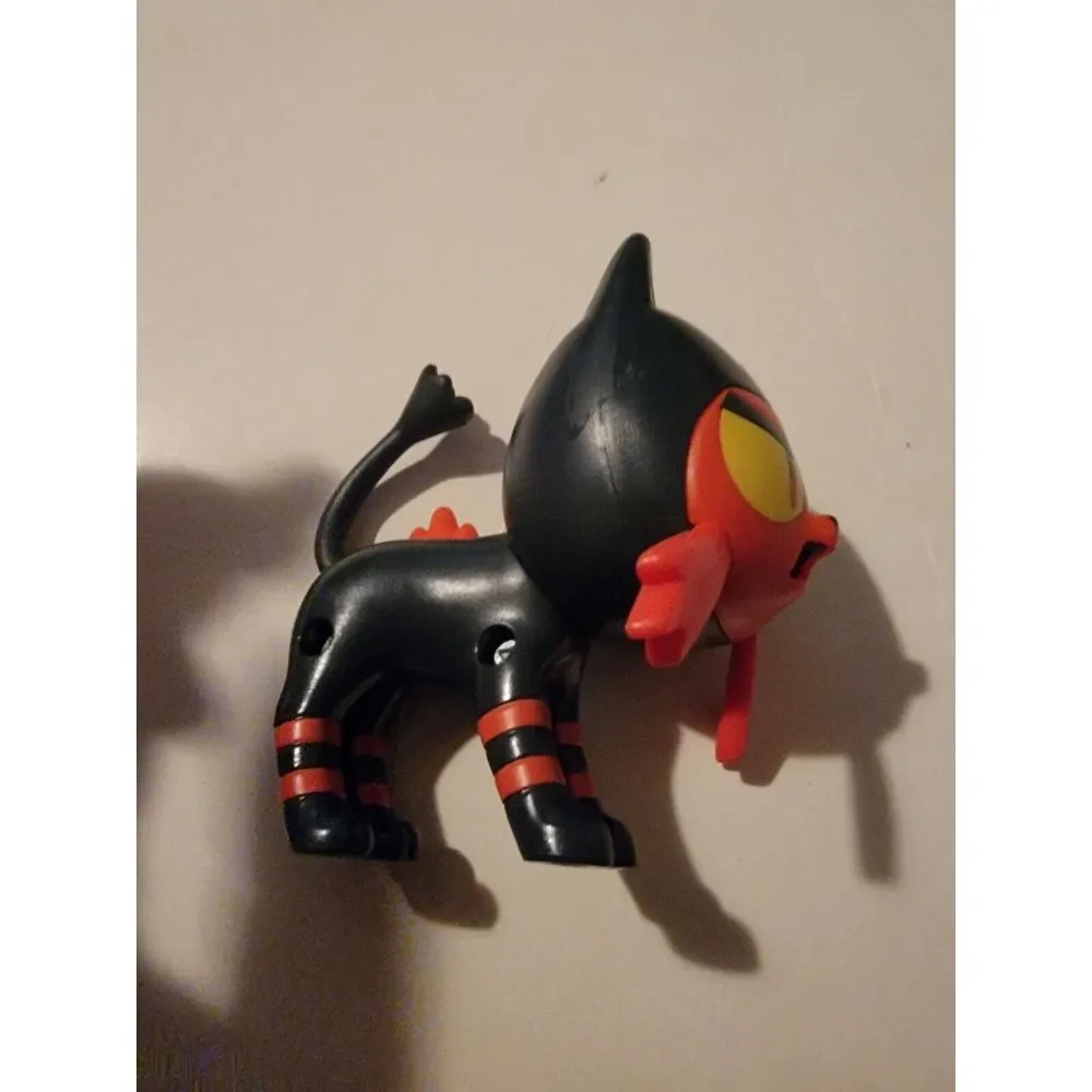Pokemon Litten Figure Sun Moon McDonalds Happy Meal Toy Cake Topper